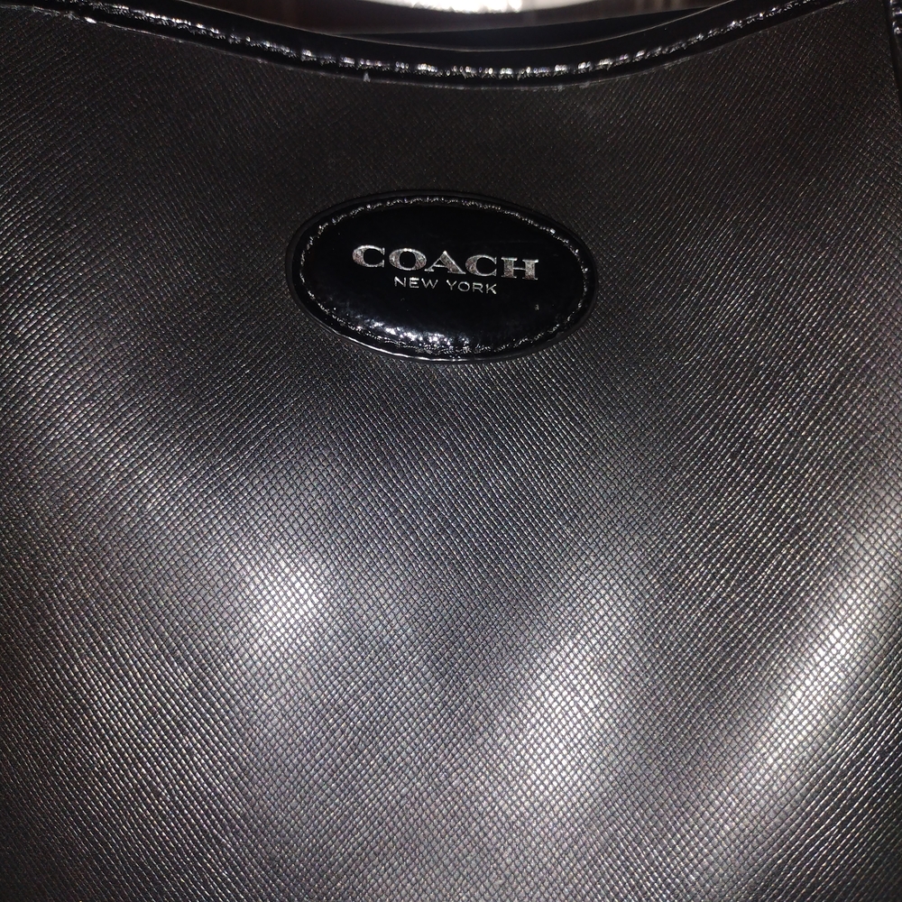 Coach Black Leather Bag